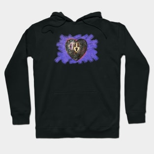 Grunge gothic Heart Hoodie